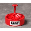 Kane Manufacturing Co. Inc Kane Low-Profile Snap Feeder with J-Hook 2-3/4" Red KSF-LP